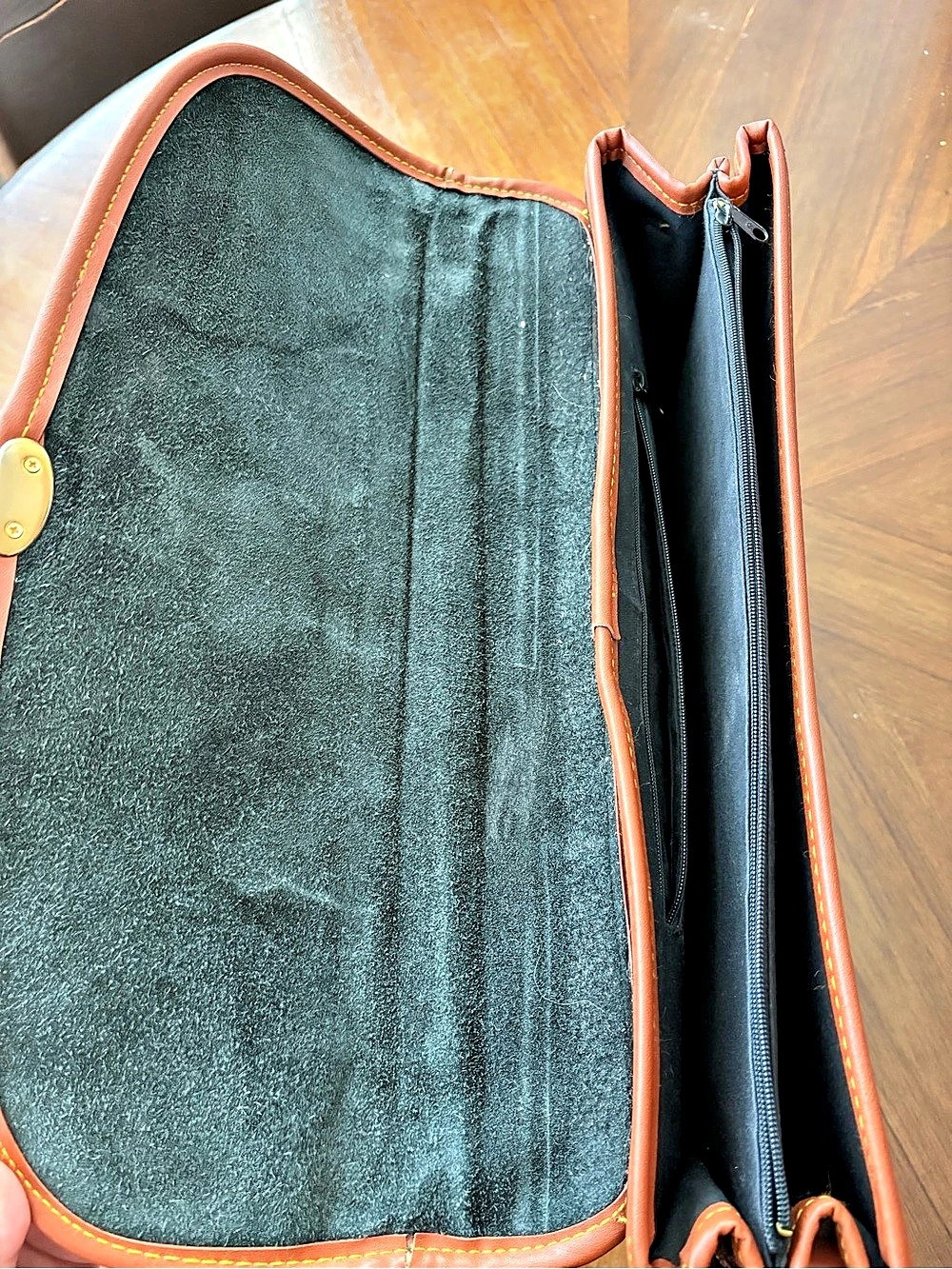 Used - Dooney & Bourke All-Weather Leather Classic Briefcase Satchel - Picture 5 of 10